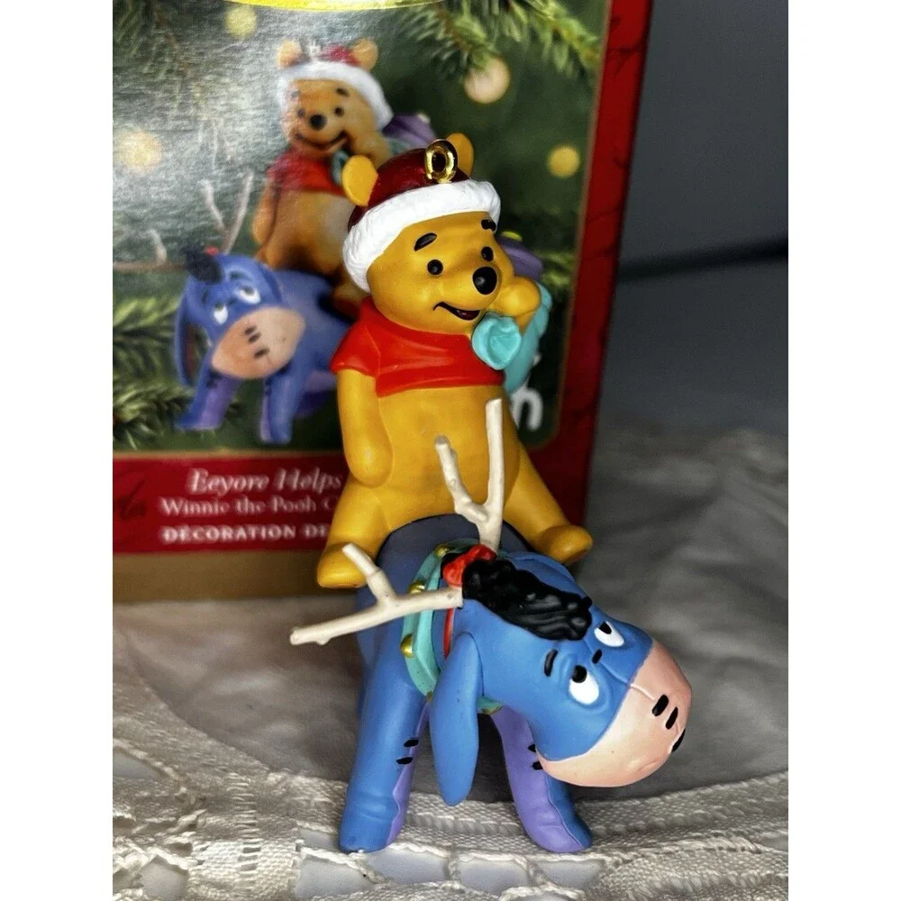 Vtg Hallmark Eeyore Helps Out Winnie the Pooh Collection 2001 Keepsake Ornament